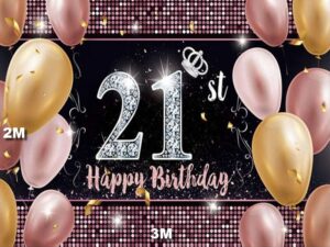 21ST BIRTHDAY BACKDROP 21ST BiRTHDAY BACKDROP