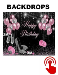 backdrop hire perth various designs on stands.