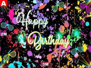 UV BACKDROP HIRE ON STAND