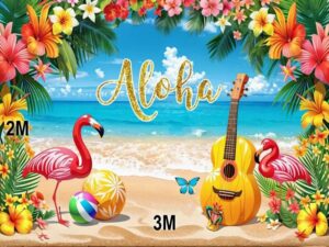 Aloa Hawaiian backdrop Aloa Hawaiian backdrop