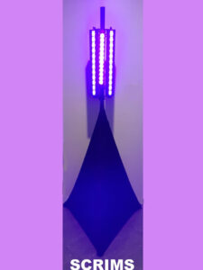 Black speaker scrims