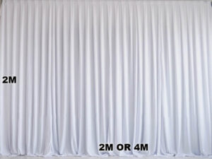 WHITE LYCRA WEDDING BACKDROP WHITE LYCRA WEDDING BACKDROP